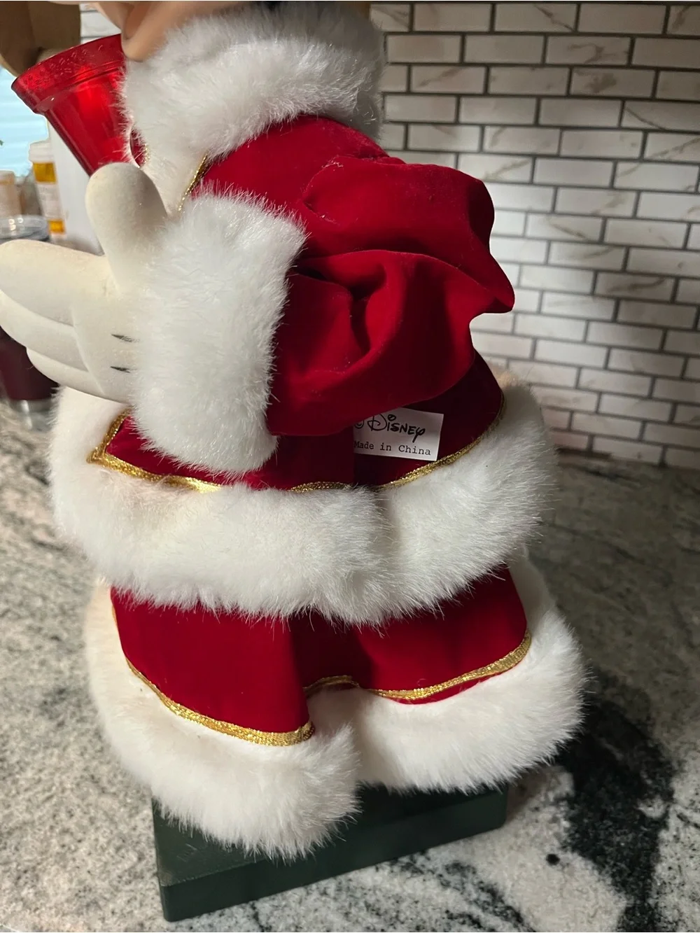 Vintage Disney's Christmas Minnie Mouse Mrs Clause Animated And Music 23 Inches